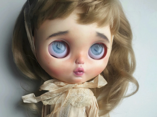 Blythe doll custom, handmade neo blythe doll, collectible blythe doll ooak, doll gift. doll like a baby